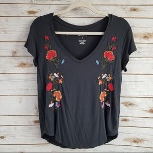 American Eagle Embroidered Tee